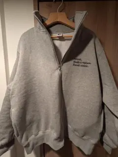 Russell Athletic グレー ジップアップスウェットのサムネイル