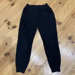 UNIQLO KIDS 160cm 裏ボアスウェットパンツ 暖パン 黒 冬物