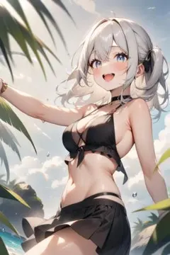 ビキニ アニメキャラクター 光沢写真用紙　A4ポスター ビキニキャラクターイラストポスターa4紙沢光額付き発送 - メルカリ