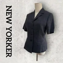 NEW YORKER 半袖ジャケット テーラードジャケット (11AR) グレー