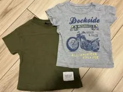 babygap他　オリーブ・グレー Tシャツセット 80cm
