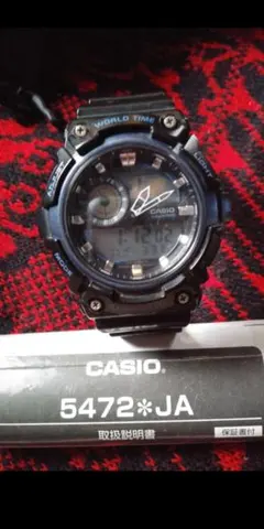 CASIO 5472*JA ブラック デジタル腕時計