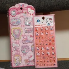 ハローキティ タイルシール　ウォーターシール　２点