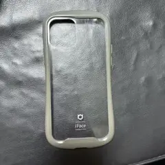 iFace iPhone12/12pro ケース グレー 透明 クリア