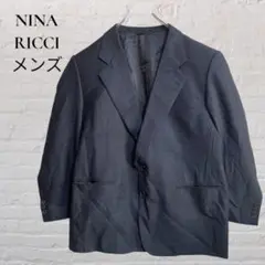 【NINA RICCI ニナリッチ】メンズジャケット　ネイビー　ウール100のサムネイル