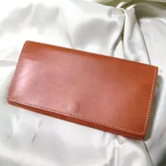 イタリアンレザー 長財布 フラップ式