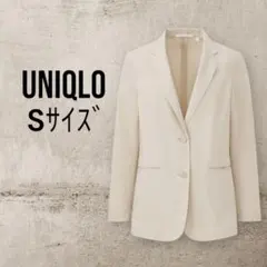 UNIQLO ユニクロ リネンブレンドリラックスジャケット S