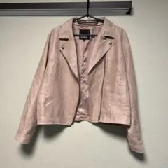 HK WORKS LONDON ライダースジャケット LL ベージュ　しまむら