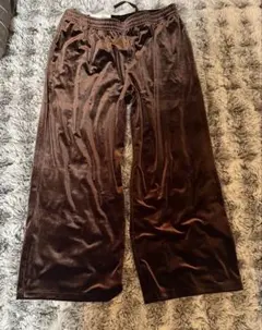 UNIQLO ソフトベロアイージーパンツ　3XL ダークブラウン