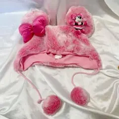 ディズニー　ファンキャップ　ミニー　ピンク　レア