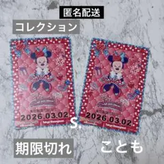 ディズニー　リゾートライン　フリーきっぷ　期限切れ　ミニー　2026年3月2日