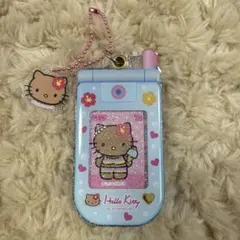 サンリオ ハローキティ スライドガラケーキーホルダー GOGO GAL 日焼け