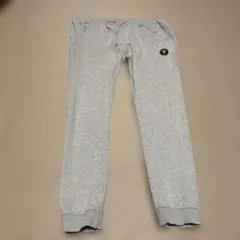 グレー ジョガーパンツ バックポケット付き