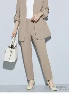 PLST 2024年 ハイストレッチトリコットスティックパンツ Ｍ　ベージュ