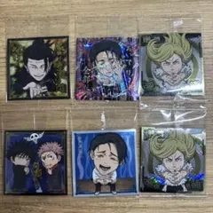 呪術廻戦 ウエハース6枚(乙骨憂太、虎杖悠仁・伏黒恵、レジィ、羂索)