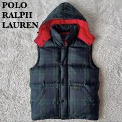 Polo Ralph Lauren ダウンベスト　ブラックウォッチ