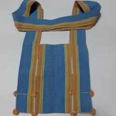 カレンバッグ　ミニバッグ　ブルー　イエロー オレンジ