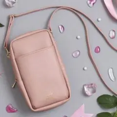 LUMIERE de GENIE 2層構造 スマホショルダーバッグ ROSE