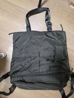 2WAY トートバッグ リュック カーキ ナイロンのサムネイル