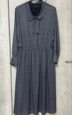 美品　アンタイトル　長袖ロングワンピース　48 大きい