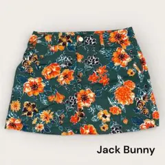 2/15削除【美品】ジャックバニー 花柄 ストレッチスカート インナーパンツ付