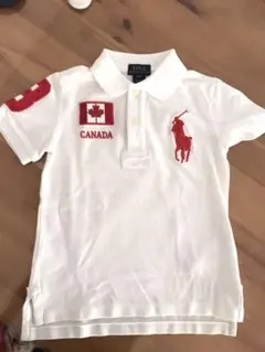 新品　未使用　ラルフローレン  ポロシャツ4T  110 120 白