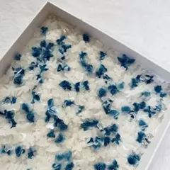 【50個】ホワイト素材mix　ネイルパーツ　まとめ売り　デコパーツ　ブルー　量産