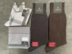 LANVIN ソックスとハンカチセット