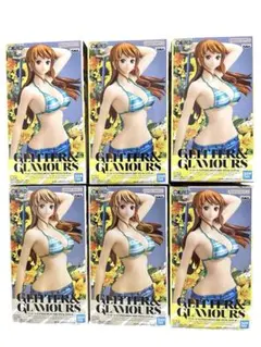 最新プライズフィギュア　ワンピース グリッター＆グラマラス ナミ 6体セット