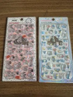 101匹わんちゃん mizuiro drop シール 2点セット