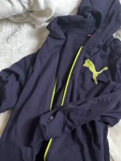 Puma フード付きネイビージャージ160cmサイズ