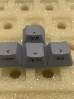 REALFORCE キーキャップ 矢印4種 灰青
