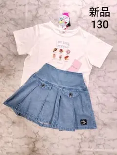 JENNI love　ALGY　新品　接触冷感Tシャツとプリーツスカート