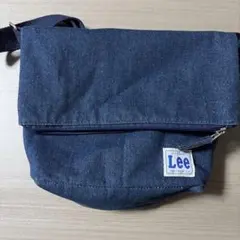 Lee デニムショルダーバッグ ダークブルー