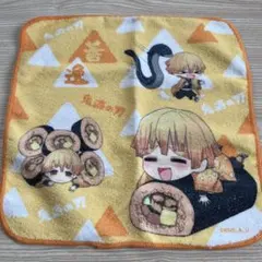 鬼滅の刃 我妻善逸 タオル ハンカチ 未使用 マイクロファイバー