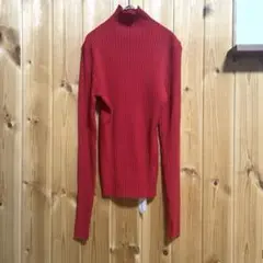 【新品タグ付】après jour mignon リブニット LLサイズ レッド