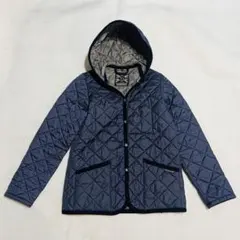 【極美品】ラベンハム キルティングジャケット サイズ38 レディース ネイビー