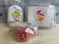 テ３段３　Disneyプリンセス小物入れバススポンジペットボトルキャップコップ