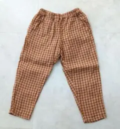 NELLIE QUATS ブラウン系チェックパンツ 18-24M 海外子供服
