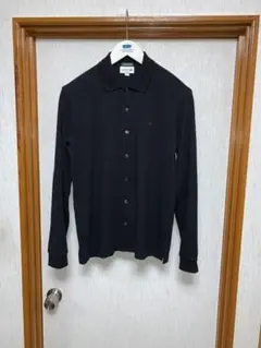 24AW EDIFICE LACOSTE フルオープン ロングスリーブポロシャツ