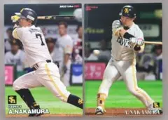 中村 晃 7 福岡ソフトバンクホークス プロ野球チップスカード 2023