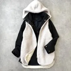 美品＊バンヤードストーム 4wayボアベストライナー付きフーディージャケット