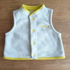 mont-bell フリースベスト クリーム/イエロー