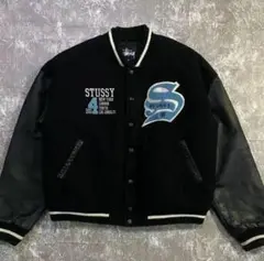のり⭐︎　ストゥーシートリプルコラボスタジャン stussy トリプルコラボ スタジャン