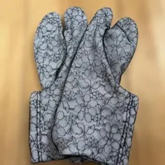 花柄レース足袋 黒 和装小物 着物 おしゃれ足袋
