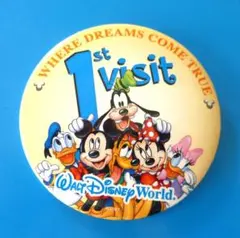 ディズニーバッジ 1st visit WALT DISNEY WORLD