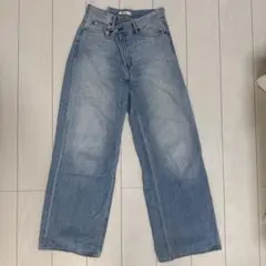moussy クロスワイドストレート