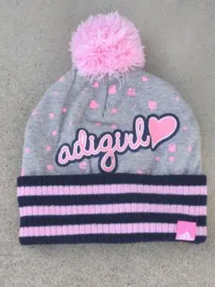 adidas　キッズ　ニット帽　子ども用　51-54　アディダス　ニットキャップ