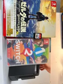 Nintendo Switch ネオン本体一式＋人気ソフト3本セットのサムネイル