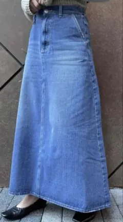 デニムマキシスカート